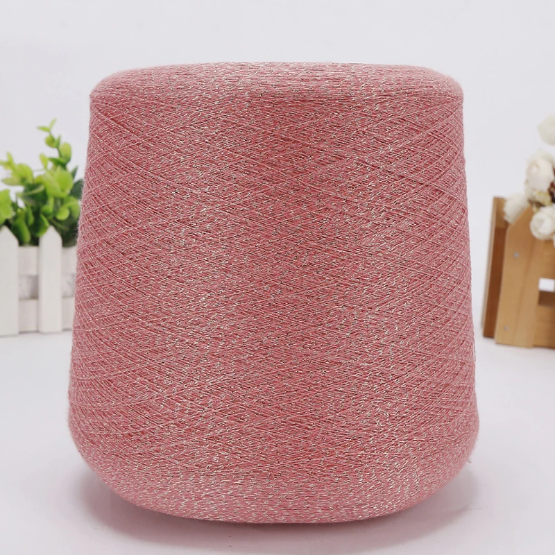 New 500g Soft Thin Gold Silver Silk Wire Mercerized Cotton Yarn for Knitting Baby Organic Fine Crochet Knit Sewing Thread X5313 3