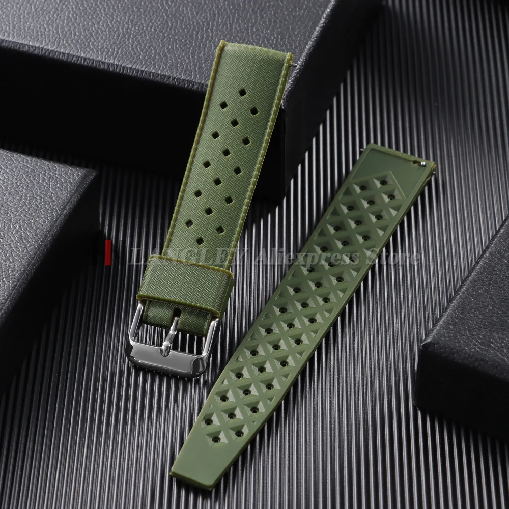 Premium Waterproof Silicone Watch Strap with Quick Release - Universal Diving Bracelet
