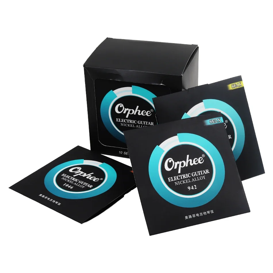 Electric Guitar Strings Guitar Accessories Orphee SE Series 009-042 010-046 011-050 Electric Guitar Strings Coated Nickel Alloy Winding Hexagonal Core