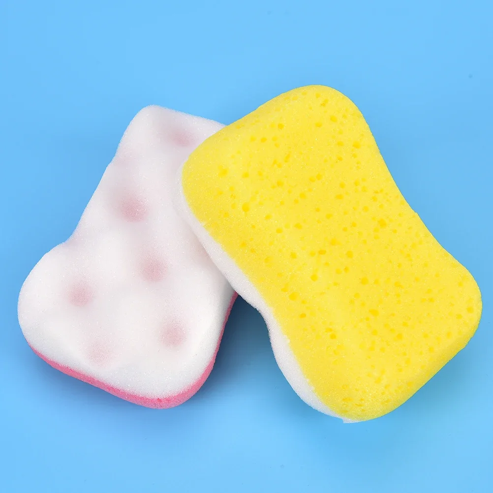 Soft Bath Sponge Body Scrub Bast Wisp Massage Brush Body Washcloth Skin Scrubber Relax Exfoliating Skincare Shower Accessories 3