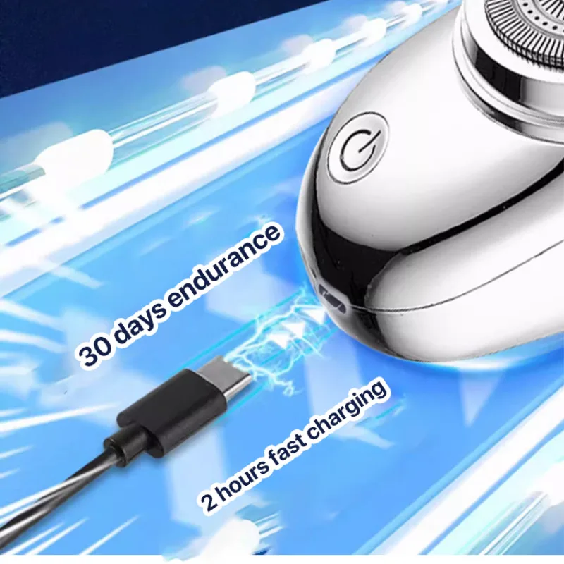 Mini Portable Electric Shaver Men Multi-Function Waterproof USB Rechargeable Shaver