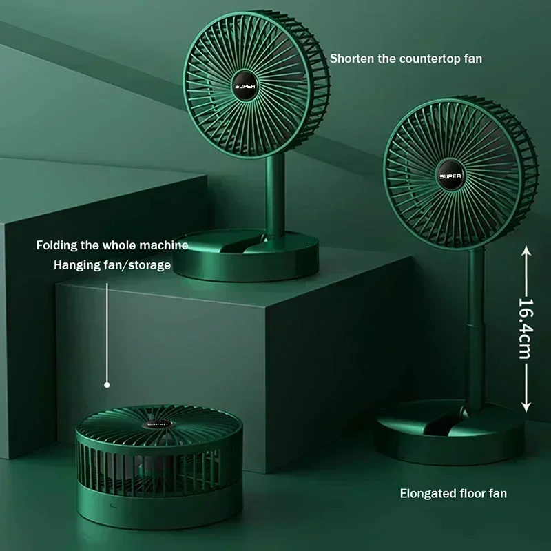 Portable Mini Electric Desk Fan with USB Charging