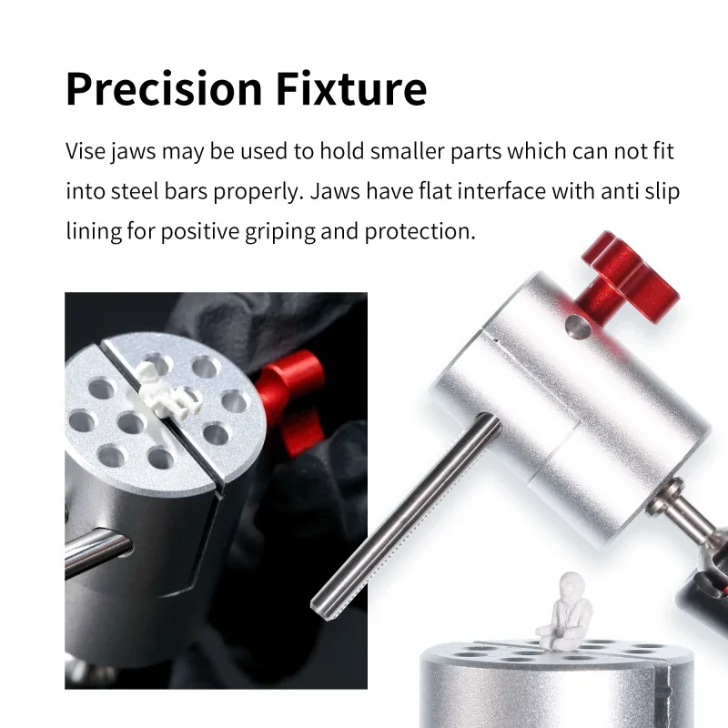 Model Tools DSPIAE AT-HV Hand-held Mini Vise Fixture Adjustable Vise Tool for Military Model Retrofit Making DIY Accessories Tools
