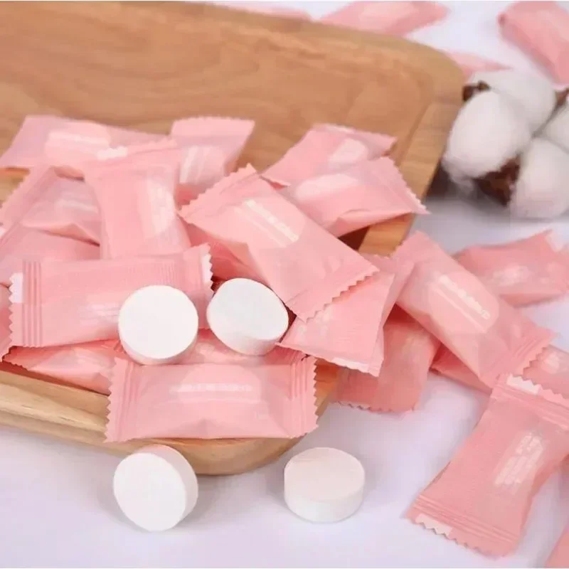 20/60pcs/lot Mini Compressed Towel Disposable Capsules Towel Magic Face Care Tablet Outdoor Travel Cloth Wipes Paper Tissue Mask 2
