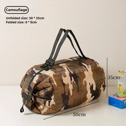 Foldable Ultra Light Eco - Friendly Portable Shopping Bag (Camouflage)