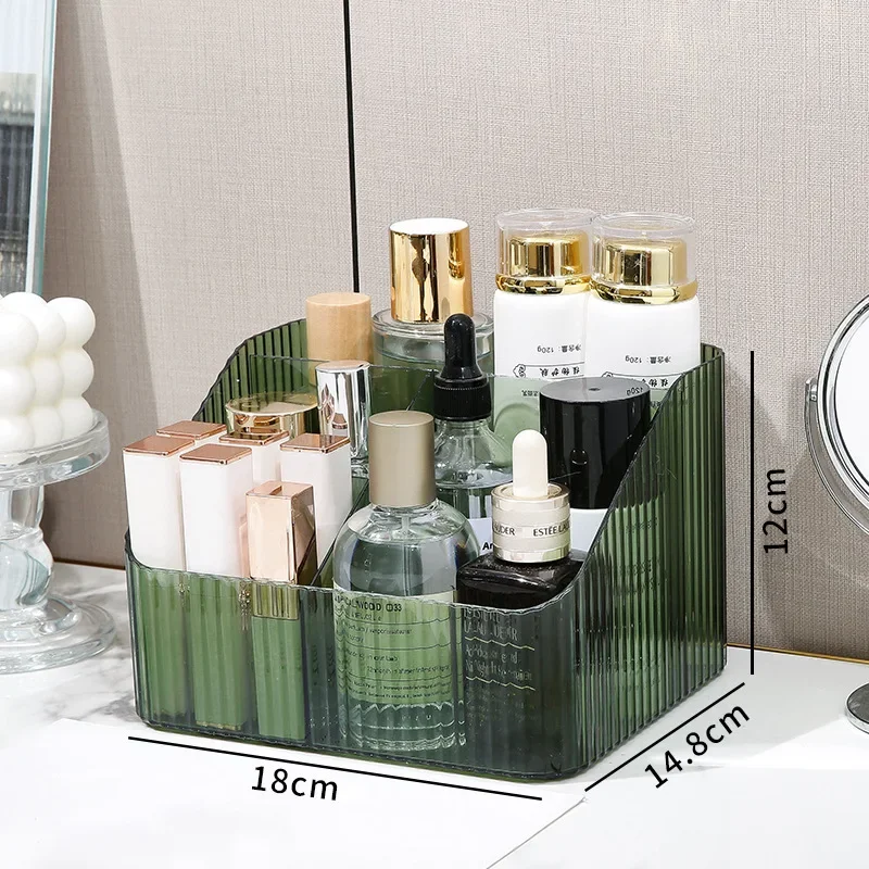 Plastic Makeup Bathroom Storage Box Cosmetic Bucket Desktop Make Up Jewelry Storage Case Sundries Table Container Organizer storage box,jewelry box,jewelry organizer,cosmetic storage box,makeup storage box,makeup organizer