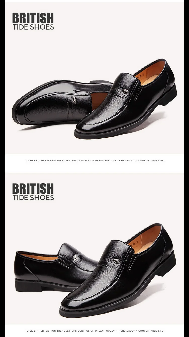 Lieder Männer Formal Mark 2024 Männer Loafers Mokassinen Atmungsaktiv Slip-on Schwaarz Fuerschue Plus Gréisst 38-44_voghion.com