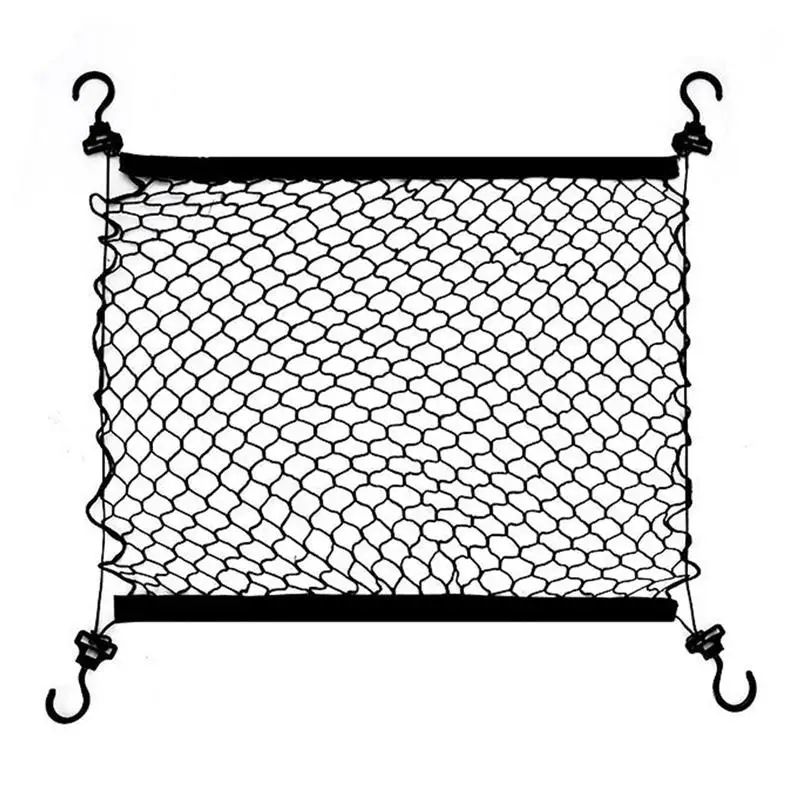 

Сетчатая Сумка, автомобильный Органайзер, сетчатый мешок большой емкости, сетчатый органайзер для сиденья, органайзер для хранения в багажнике, эластичная сетка для автомобиля