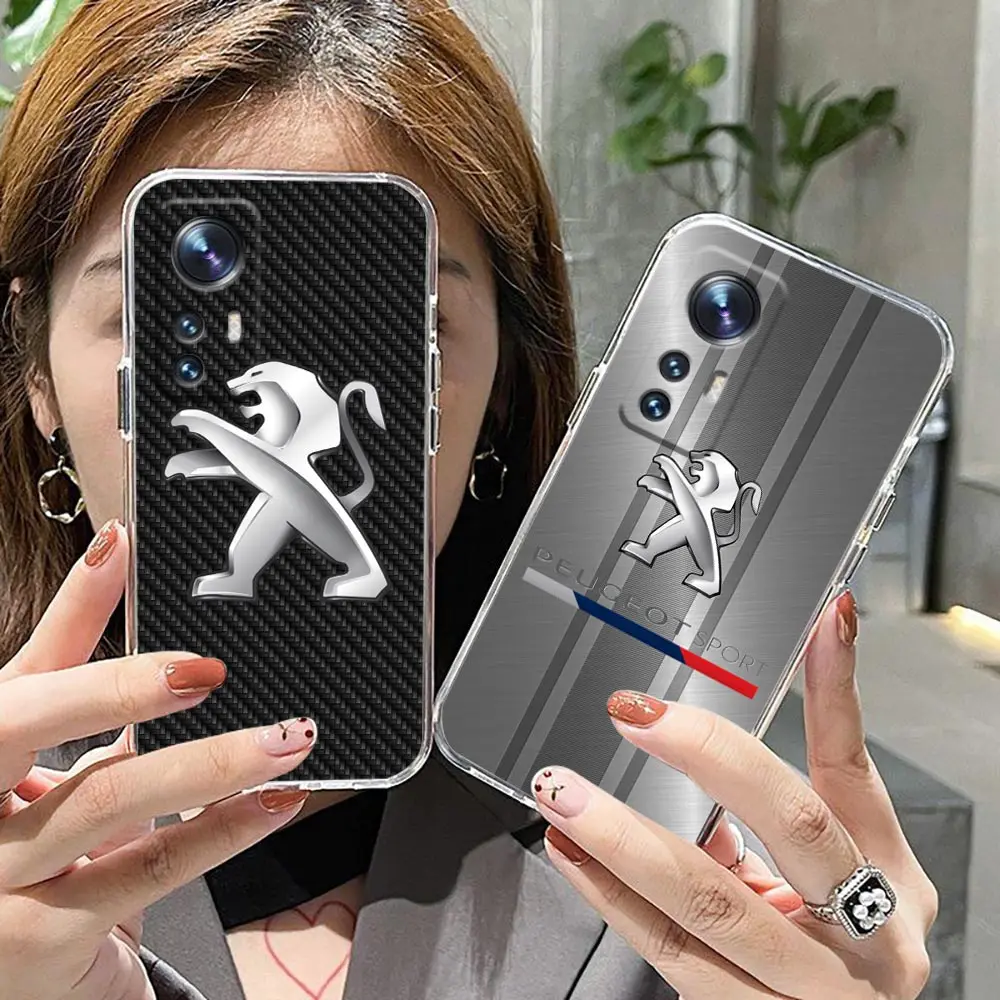 

Clear Phone Case For Xiaomi 14 13 12 12X 11 11T 10 10S 9SE 9 MIX 4 CIVI 2 Case Funda Coque Capa Shell Frenchman Lion Luxury Cars
