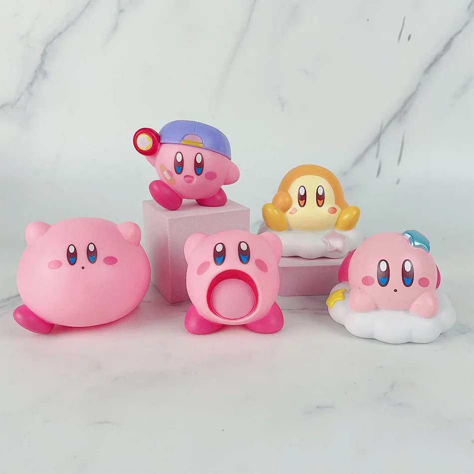 Anime Star Kirby Figur Niedliche Cartoon Pink Kirby Waddle Dee King Dedede Mini-Figur Dekorative Sammlerstücke Spielzeug Geschenke – Detail 10