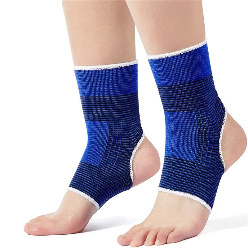 Ankle Support 1 Pair Elastic Ankle Brace Guard Gym Running Protection Foot Bandage Sport Fitness