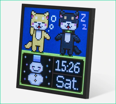Divoom Pixoo-64 Digital Photo Frame With 64*64 Pixel Art LED Picture  Electronic Display Board,Neon Light Sign Home Decoration - AliExpress