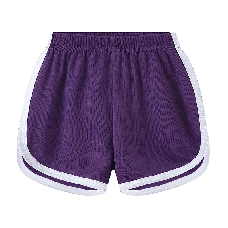 1/4Pcs Children's Summer Quick-drying Solid Color Sports Hot Pants Boys And Girls Leisure Sports Comfortable Elastic Waist Short 4