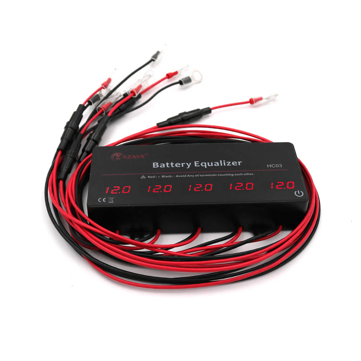 MAZAVA 5S HA03 HC03 Battery Equalizer For 12V24V36V48V60V Active Lead Acid Touch Switch 5x12V Battery Controller