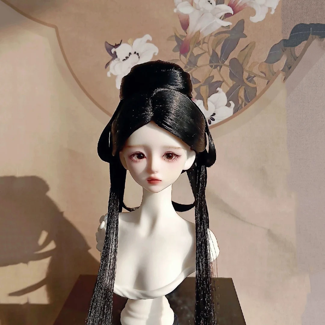 

1/4 1/3 BJD искусственные волосы для кукол, винтажный стиль, длинные волосы, волшебный парик для MSD SD13, девочки SSDF, аксессуары дяди A1714