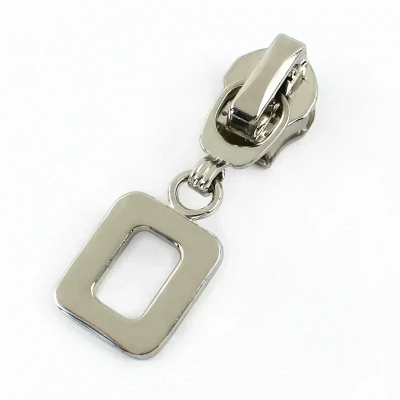 Silver Nylon Zipper Puller Repair Kit – Versatile Hardware Accessories for Jackets, Pockets, and Handbags