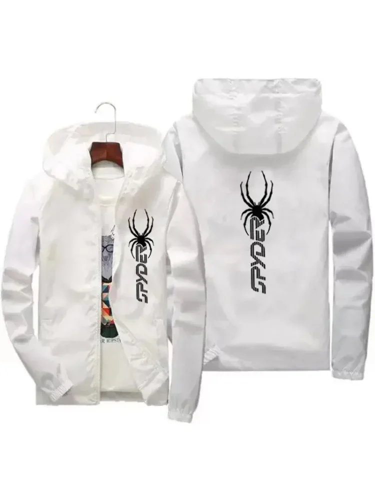 용수철 여름 남성용 재킷, 야외 캠핑 코트, 바람막이 낚시 패션 브랜드 재킷, 플러스 사이즈 S-7XL, 2024 신상 