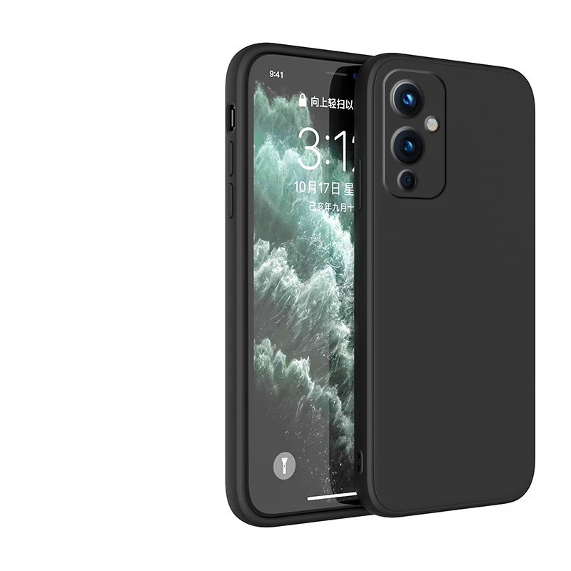 Premium Liquid Silicone Protective Case with Camera Guard and Straight Edge Design