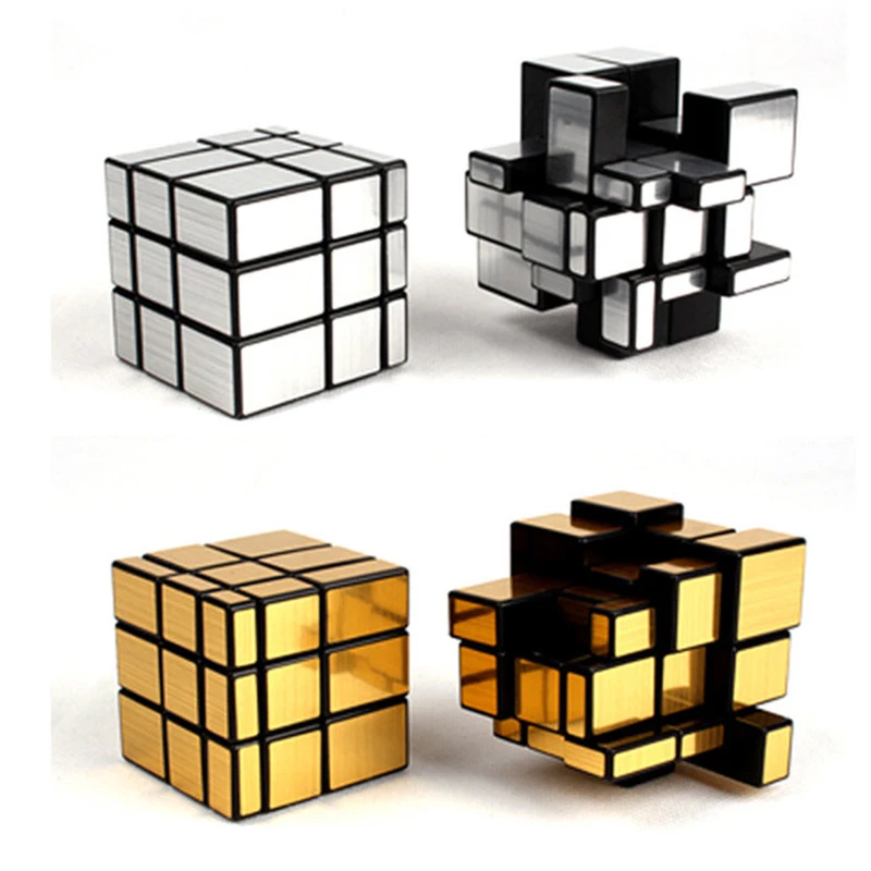 

Neo Magic Mirror Cube 3x3x3 Gold Silver Professional Speed Cubes Puzzles Speedcube Educational Toys For Children Adults Gifts