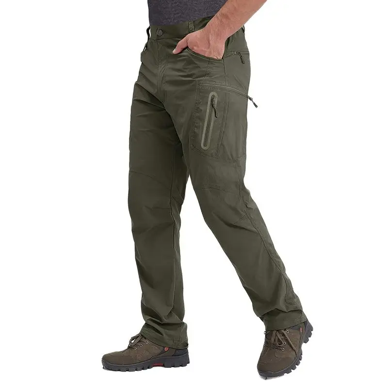 Men's Cargo Pants Summer Lightweight Hiking Pants Quick Dry Waterproof Outdoor Fishing Trekking Trousers hiking pants