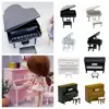 Wood Doll Piano Craft Multicolor 1/12 Miniature Pianoforte Playing House Scene Model Dollhouse Musical Instruments 2