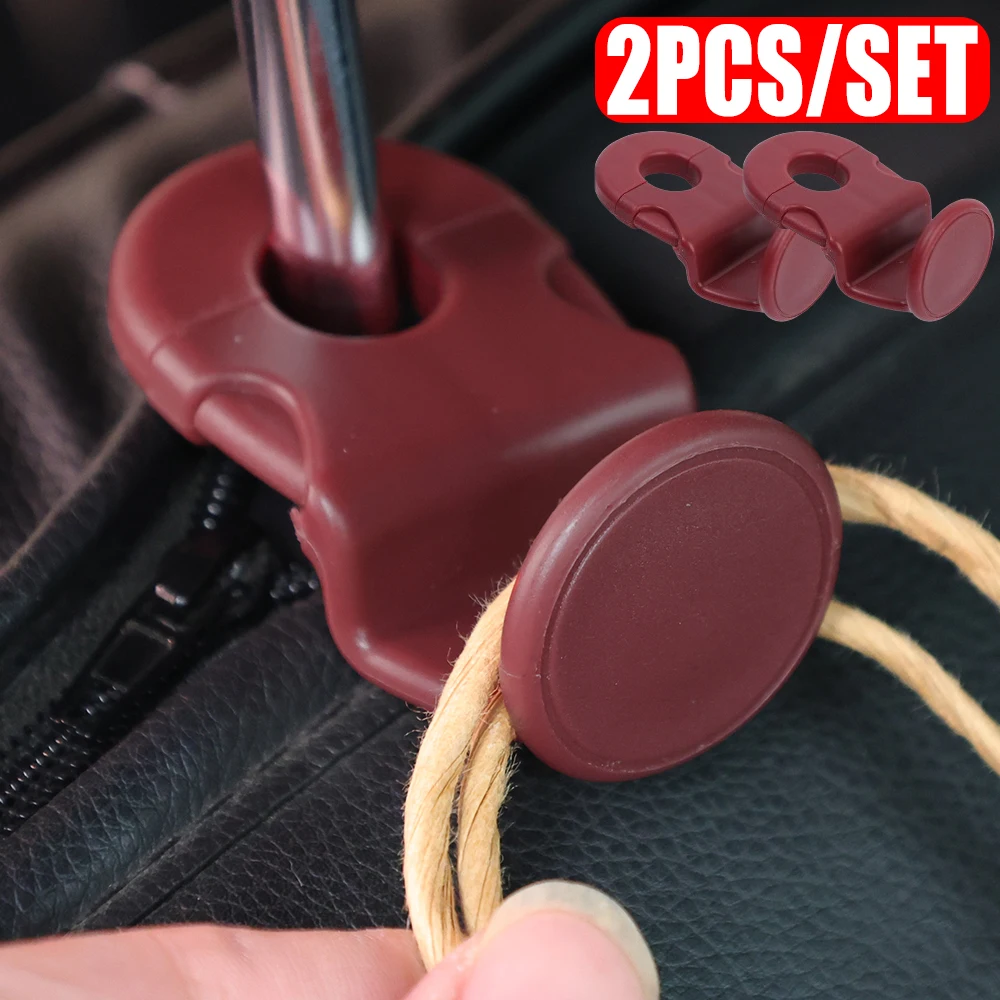 

1/2pcs Car Seat Back Hidden Hooks Cars Back Small Items Storage Hooks Multifunctional Car Storage Cup Drink Hanging Decorations