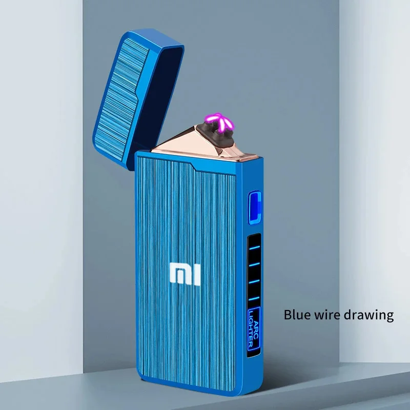 Xiaomi Electric Lighter Dual Arc USB Windproof Flameless Cigarette Lighter Rechargeable Touch Sensor Gifts for Men electric arc igniter