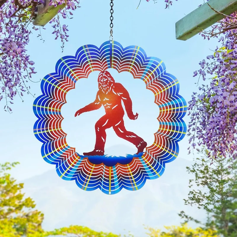 Wind Spinners Hanging Wind Spinner For Women 12 Inch 3D Hanging Wind Spinner For Outdoor Decor, Yard Art, Garden Decoration