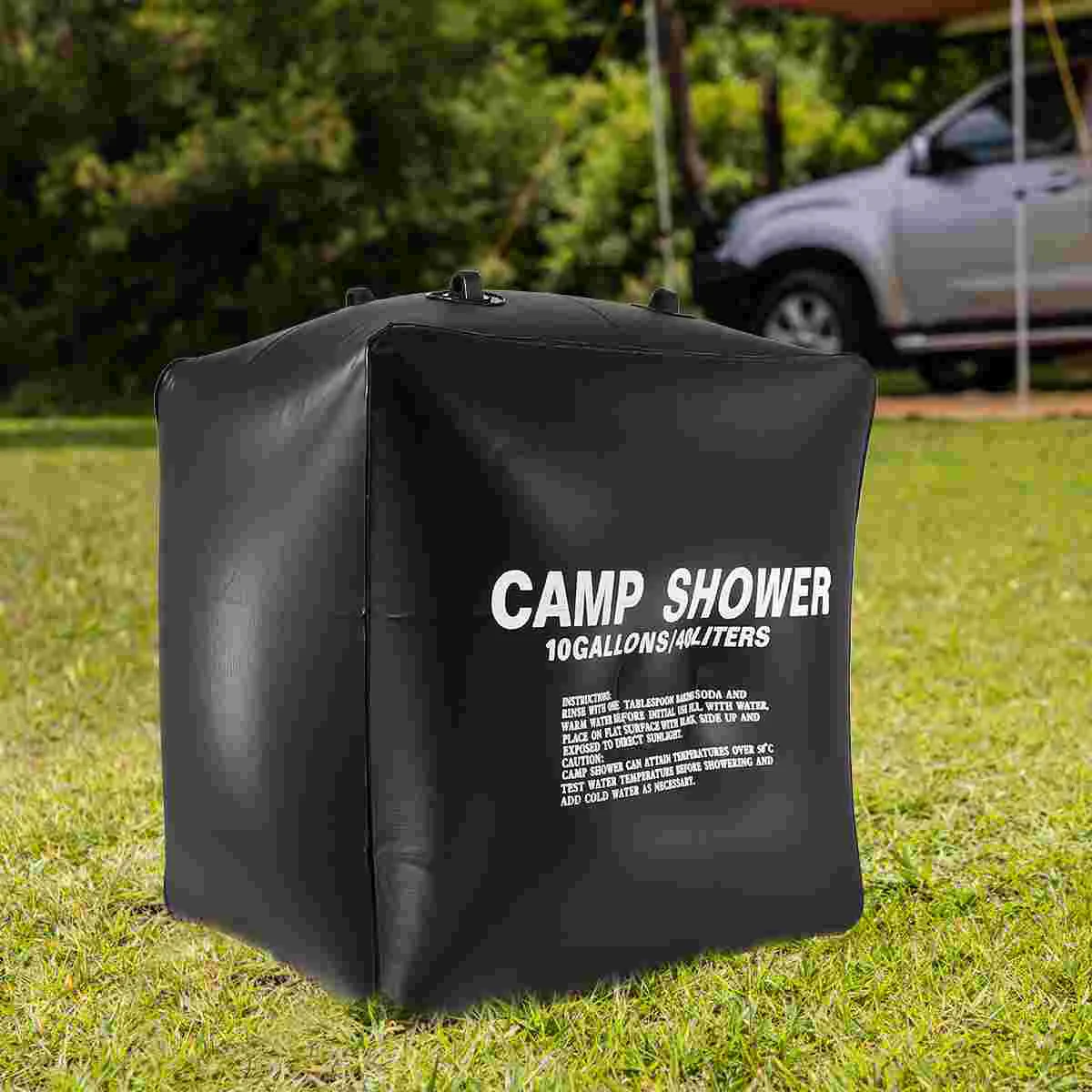 

1 Set Solar Shower Bag Camping Shower Bag Solar Heating Bag Pouch for Outdoor