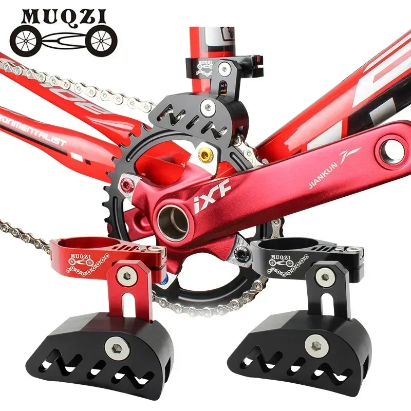 

MUQZI Bicycle Chain guide Single crankset 28.6 31.8 34.9 Clamp Mount Direct type Adjustable For MTB Fixed Mountain Gravel 1X