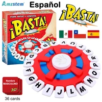 Basta Spanish Tapple Words Game New Tapple Crazy Alphabet Game Quick Thinking Letter Pressing Spanish Board Games Children Gift 1
