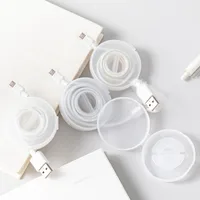 Rotatable Wire Winder Box Portable Round Wire Organizer Cord Cable Winder Management Storage Box for Charging Data Line Tidy 2