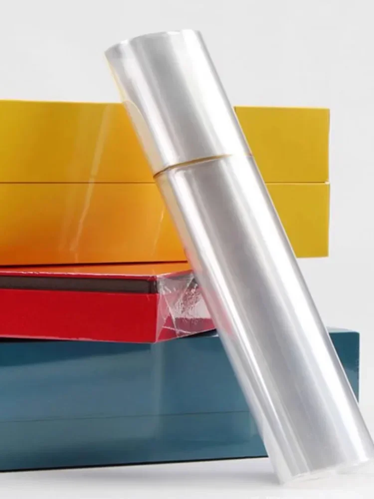 

Термоусадочная мембрана BOPP, упаковочная пленка для чайной коробки, прозрачные пластиковые герметичные пленки, пленка с золотыми линиями