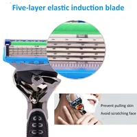 Gillette Electric Razor Fusion 5 Proglide Power Shaver For Men Flexball Technology Mute Battery Powered Beard Shaving Machine 2
