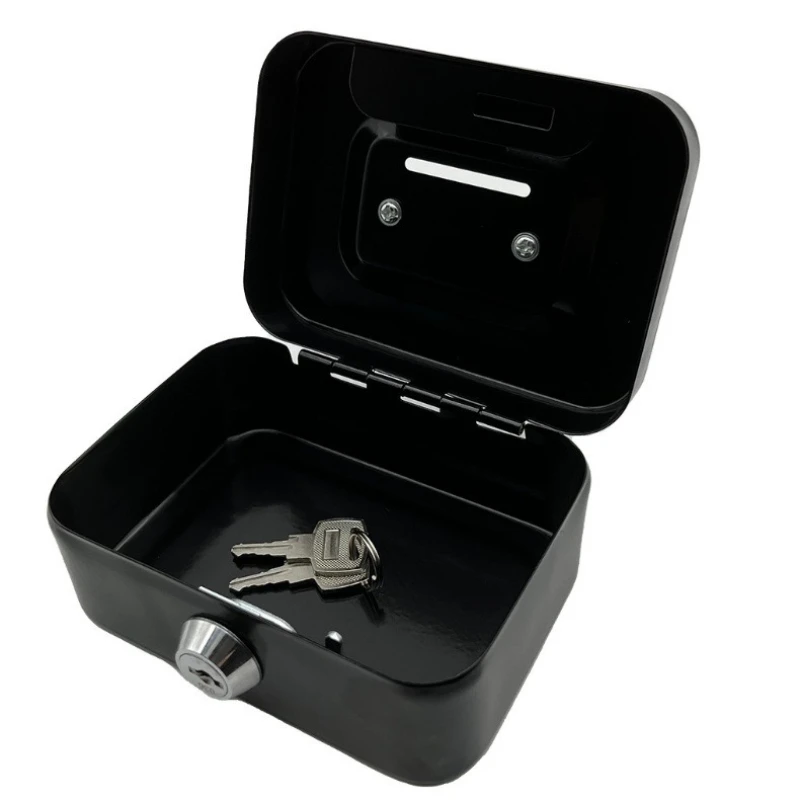 1/2 Pcs Creative Money Safe Box Lockable Cash Box with Key and Handle  Portable Small Security Lock Sturdy Coin Boxes for Kids