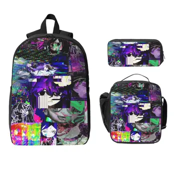 3Pcs Sewerslvt Cythoni Backpack Set for Girls Boys Pencil Boxes Bookbag Sets with Lunch Box For Primary School Students Daypack 1