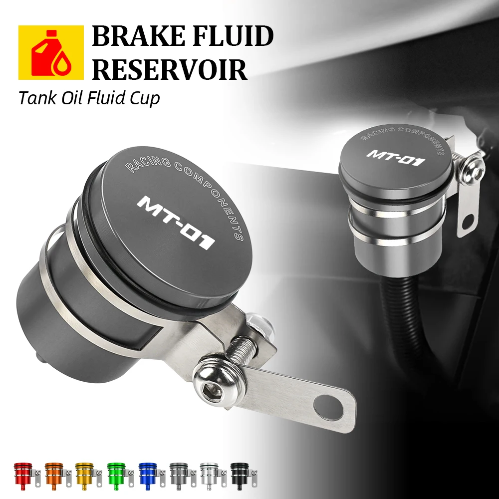 

FOR YAMAHA MT01 MT 01 MT-01 2004 - 2023 2008 2009 Motorcycle Brake Clutch Tank Cylinder Fluid Oil Reservoir Cup Oil Fluid Cup