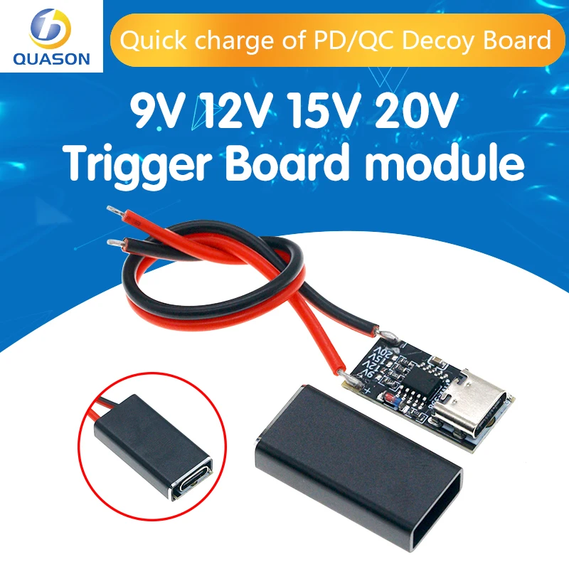 Type C Industrial Power Supplies USB-C PD Trigger Board Module PD/QC3.0 ...