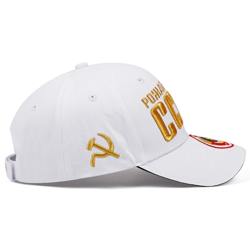 Unisex-Baseballmützen mit CCCP-Stickerei, für Frühling und Herbst, für den Außenbereich, verstellbare Freizeithüte, Sonnenschutzhut, Sportkappe – Detail 10