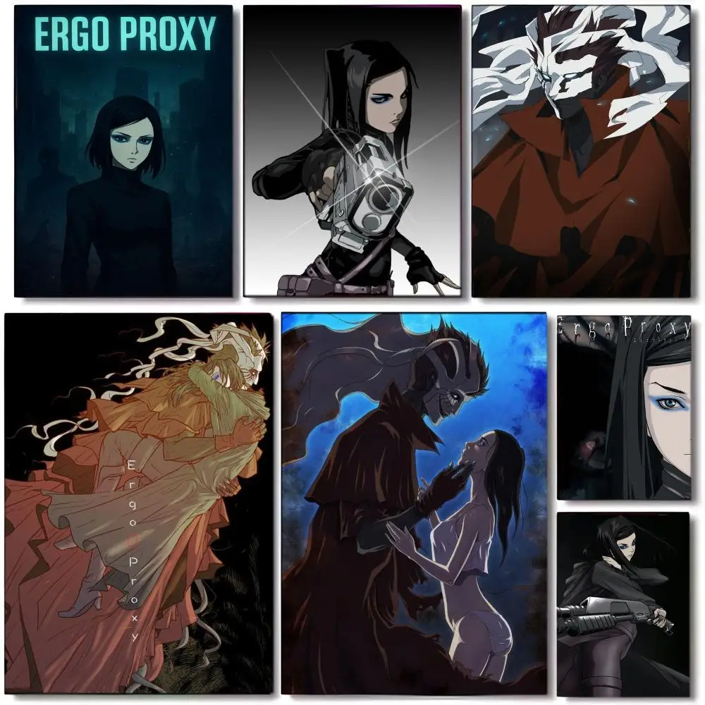 Cyberpunk Anime E-Ergo Proxy Poster - Stylish Wall Art
