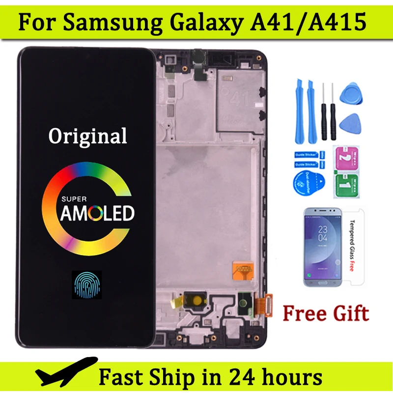 

Original LCD For Samsung Galaxy A41 A415 Display Touch Screen Digitizer Assembly Replacement Part For SM-A415F SM-A415F/DS LCD