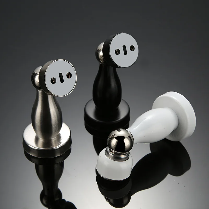 KK&FING Stainless Steel Strong Magnetic Door Door Stopper Mute Touch Anti-collision Stoper Magnetic Stopper