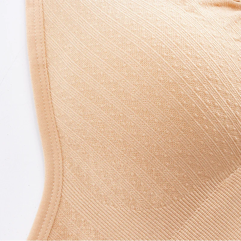 New High Quality Single Handed Front Buckle Nursing Bra Breathable Women Breastfeeding Underwear Seamless Maternity Bra Push Up 5