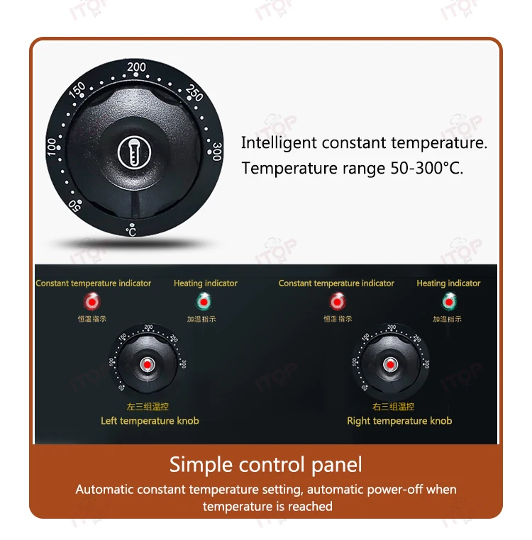 Description Picture 5 of itemCommercial Electric BBQ Grill Smokeless Skewer Machine 3/5/7 Groups Lamb Kebab Making Machine Skewers Oven