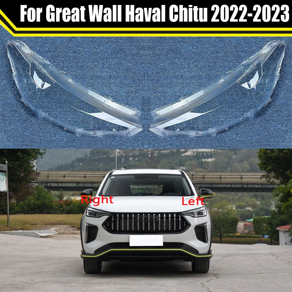 Per Great Wall Haval Chitu 2022 2023 Guscio Dell'Obiettivo Del Faro Coperchio Del Faro Trasparente Sostituire Il Paralume Originale In Plexiglass