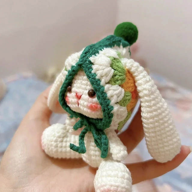  Pretty Gril Crochet Kit Needlework Doll DIY Knitting amigurumi  Crocheting Craft Kits Handmake with Yarn Accessories Pattern