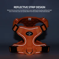 No Pull Dog Harness Pet Reflective Nylon Adjustable Medium Large Naughty Dog Vest Safety Vehicular Lead Walking Running 4