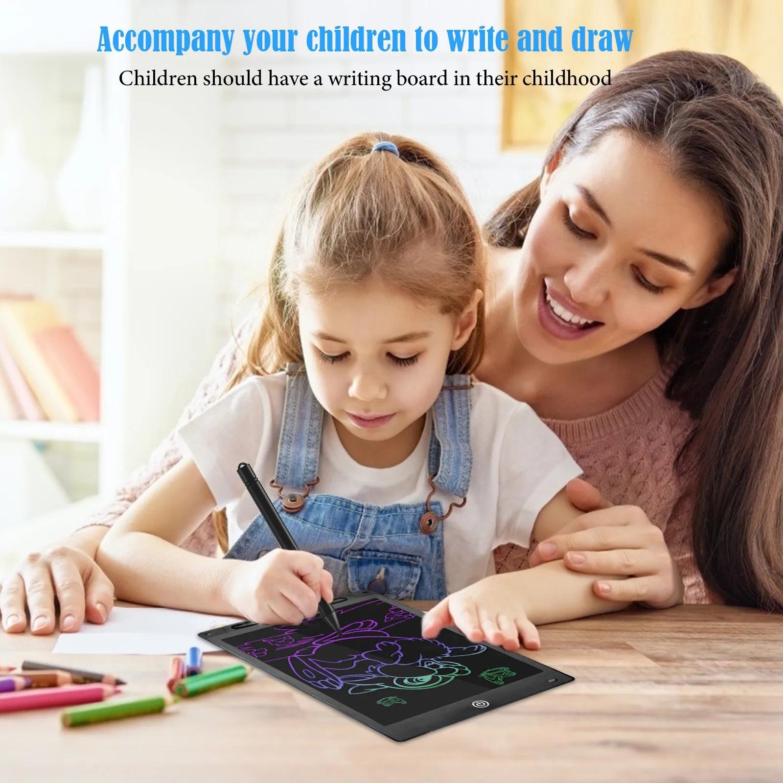 

Writing Tablet Drawing Board Children's Graffiti Sketchpad Toys 8.5inch Lcd Handwriting Blackboard Magic Drawing Board Toy