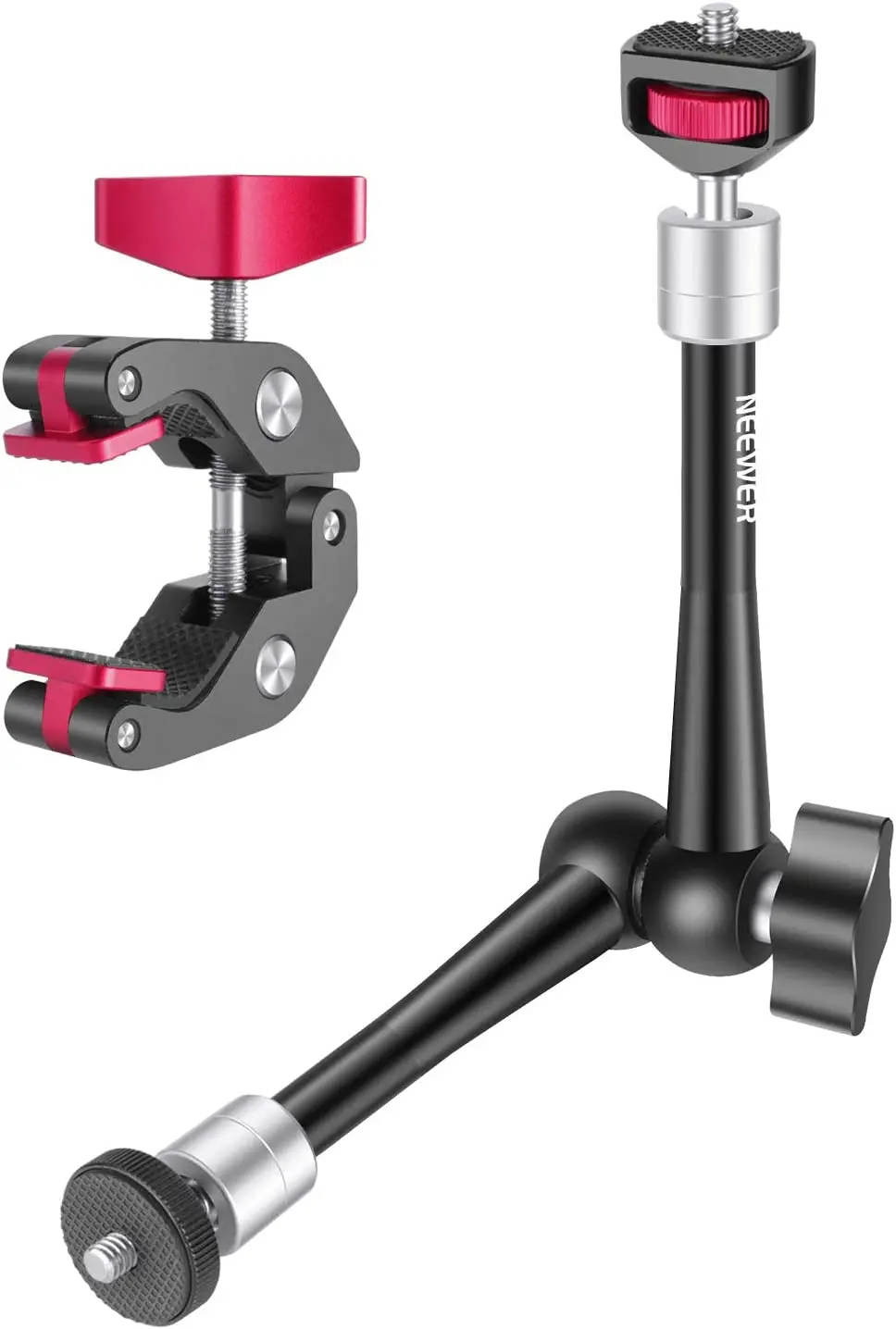 

Neewer 11 inches Adjustable Articulating Friction Magic Arm for DSLR/Mirrorless Cameras, Camcorders, LED Light, Flash Light