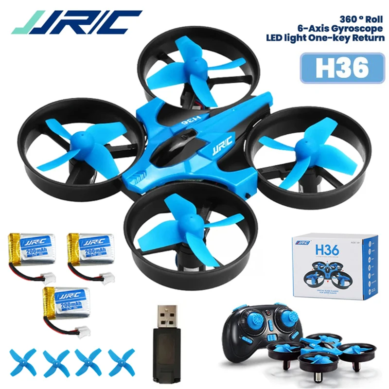 H36 Mini Drone Quadcopter 6-Axis 3Battery FPV